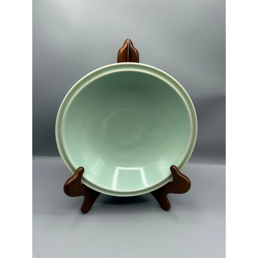Vernon Kilns Ultra California Pottery Vegetable Bowls 2 Yellow Green Vintage MCM